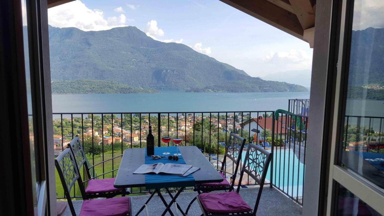 La Collina Degli Ulivi Lägenhet Vercana Exteriör bild